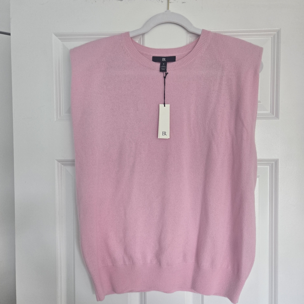 Banana Republic Pink Crewneck Sweater